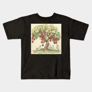 Crabapple drawing Kids T-Shirt